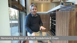 removing a neff slide hide oven door