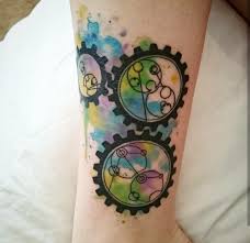Discover the magic of the internet at imgur, a community powered entertainment destination. My Doctor Who Themed Tattoo It Says Allons Y Don T Blink And Timey Wimey In Gallifreyan Doctorwho