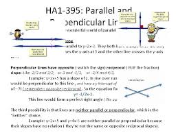 395 parallel and perpendicular lines