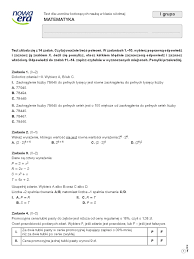 Test Matematyka KL | PDF