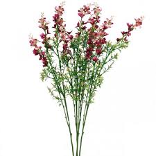 Fleur de prairie artificielle vivace fleurs de soie rose fleurs artificielles 4pcs-11977 - articles de décoration