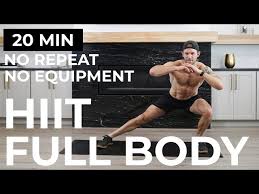 20 min hiit full body workout at home