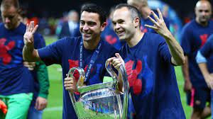 Browse 633 iniesta xavi stock photos and images available, or start a new search to explore more stock. Iniesta Likes The Idea Of Teaming Up With Xavi At Barcelona As Com