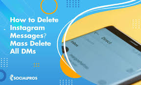 how to delete insram messages in