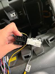 Body repair folks must have to disconnect th wiring harness when they remove the door. Bought A Harness For Hyundai Accent 2010 Made The Cable Connection With The New Radio But The End Connector Is Not Compatible Also Whats Up Carav