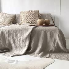 Bedspreads Natural Linen Bedspread King