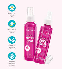 silky makeup setting spray