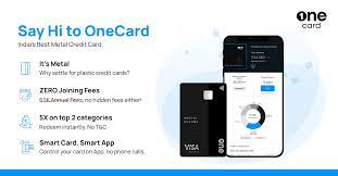 One application will automatically get declined. Introducing Onecard Re Imagined For The Mobile Generation