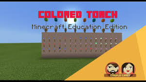 Torches in minecraft education edition are generally crafted using charcoal, making them the first renewable light source in the game that is also obtainable and permanent. How To Make Colored Torches In Minecraft Education Edition Youtube