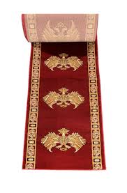 church carpet lydia 2133Α d red runner 1m