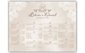 Vintage Lace Seating Chart Poster Seating Chart Sign