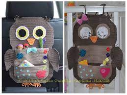 Crochet Pattern Owl Treasure Organiser