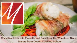 roast monkfish with pancetta and basil