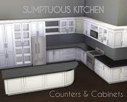 mod the sims sumptuous kitchen set