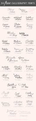 34 Free Calligraphy Script Fonts For Wedding Invitations