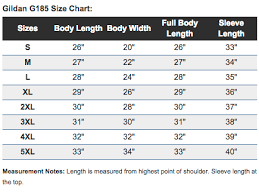 Gildan Size Chart For Hoodies Third Bell On The Right