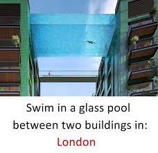 Swimming Pool Between Two Buildings