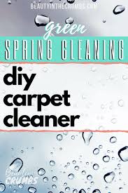 homemade dry carpet cleaner beauty in