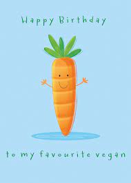 favourite vegan happy carrot birthday