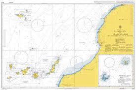 Admiralty Chart 3133 Casablanca To Islas Canarias Including Arquipelago Da Madeira