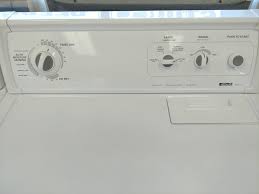 This washer has a digital and touch panel to adjust the many wash options and a large stainless steel drum. Top Load Washer Pg Used Appliances