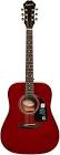 DR-100 Limited Edition Acoustic Guitar - Wine Red Epiphone