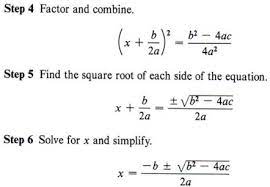 Solve Quadratic Equation With Step By