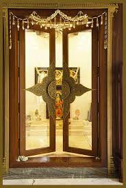 Ideal Pooja Room Glass Door Design
