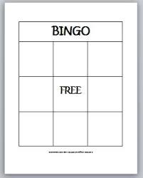 Blank Bingo Template For Teachers Learning Ideas Grades K 8 2 D