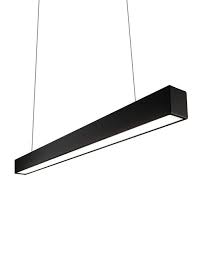 Led Pendant Light Black Hanging Linear