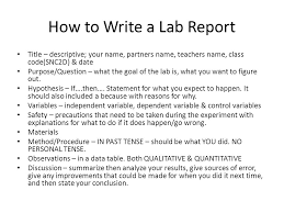 How to Write a Biology Lab Report  with Pictures    wikiHow writing chemistry lab reports