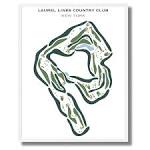 Shop Laurel Links Country Club, New York Printed Golf Courses ...