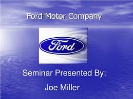 ppt ford motor company powerpoint