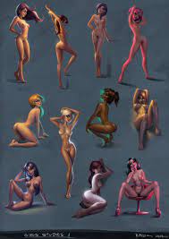 Nude Poses for Drawing - 37 photos