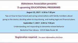 Alzheimers Educational Programs Scroll Down Here