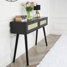 Craven Cane Console Table