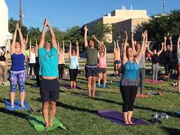 free outdoor yoga on june 21
