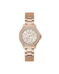 rose gold watches for women by guess
