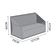 oyster left handed 2 seater sofa