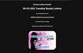 Nagaland lottery result, sikkim state lottery result, punjab lottery, lottery sambad live, today lottery result, kerala lotteries, west bengal lottery. Kerala Sthree Sakthi Lottery Ss 251 Today Results 09 03 2021 Kerala Lottery Today Result Live First Prize Money Is 75 Lakh Kerala Lottery Sthree Sakthi Ss 251 Today Results Live The First Prize Of