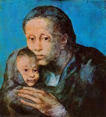 Madre e hijo con pañuelo by Pablo Picasso (1881-1973, Spain) | Art  Reproductions Pablo Picasso