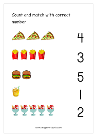 number matching worksheets