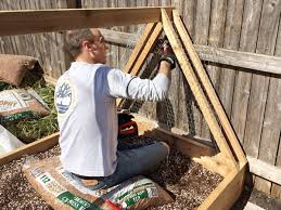 to build a covered raised garden bed