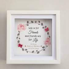 personalised friends are for life frame