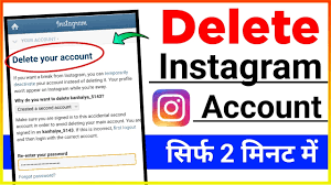 how to delete insram account 2023