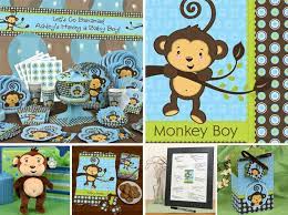 monkey baby shower ideas for boys