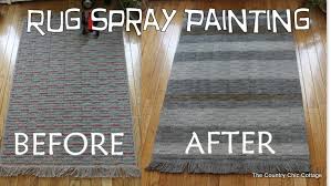 diy painted rug how to spray paint a