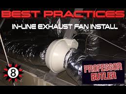 inline exhaust fan install