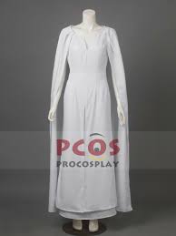 Game Of Thrones Daenerys 5 Targaryen White Dress Cosplay Costume Custom Mp002927 291565635355