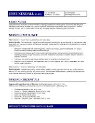 Resume Objective For Staff Nurse With Nursing Excellence As